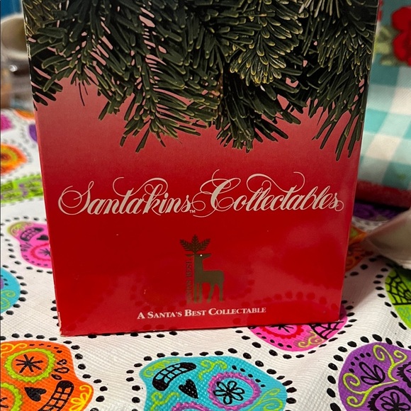 Santa's Best Christmas Tree Ornament First Edition Santa Stubby W/ Blocks - Picture 4 of 4